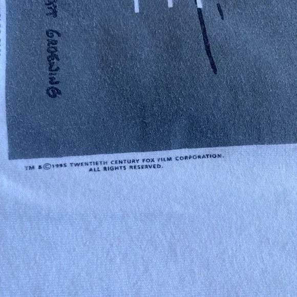 Vintage 1995 Simpsons Eternudie T Shirt Mens XL Hanes Heavyweight Bart Marge - Picture 4 of 8